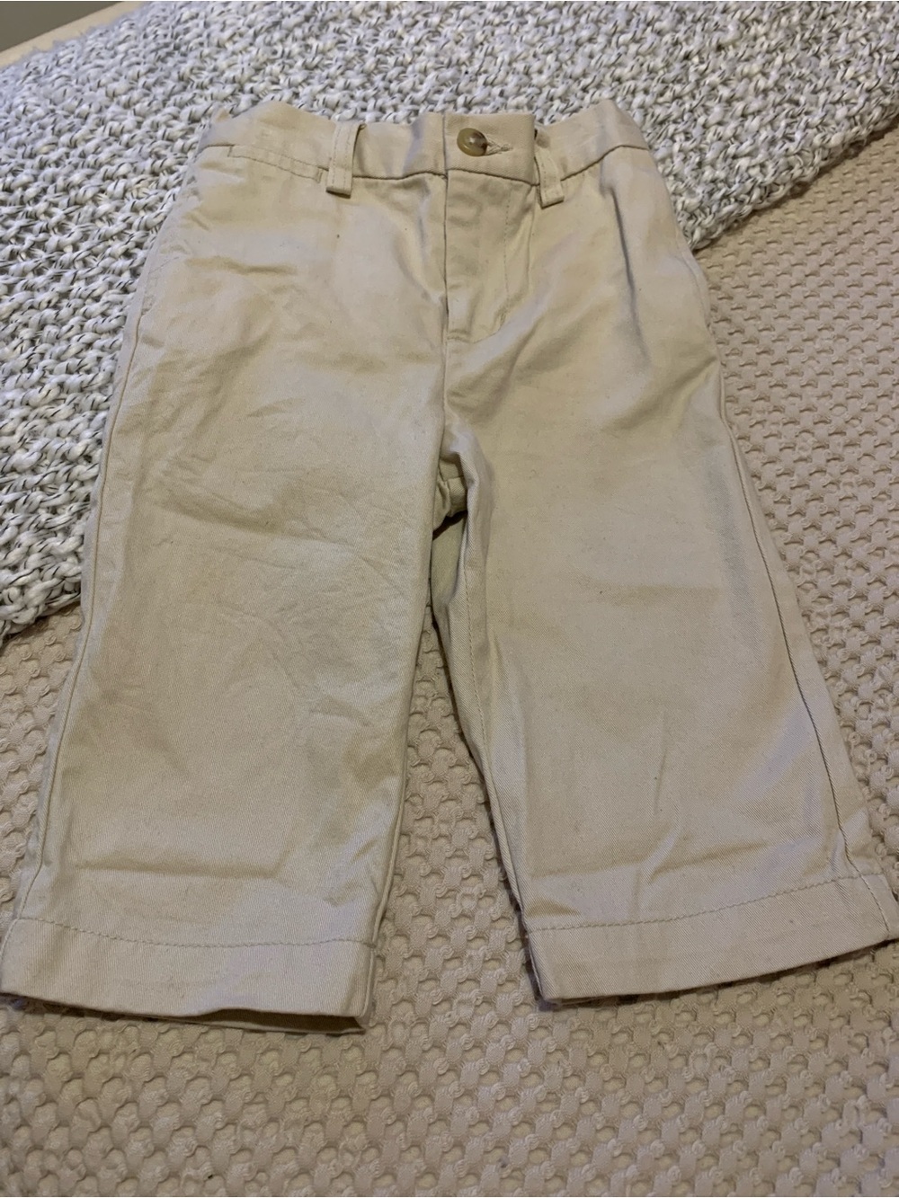 Polo by Ralph Lauren Cream Khaki Kids Pants